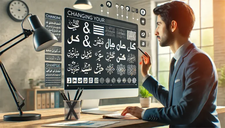 Change Persian font